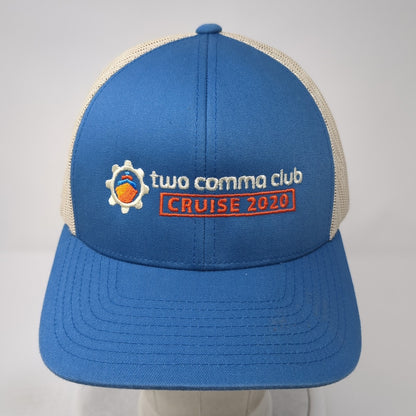 Two Comma Club Cruise 2020 Trucker Hat Blue One Size Adjustable Pacific Headwear
