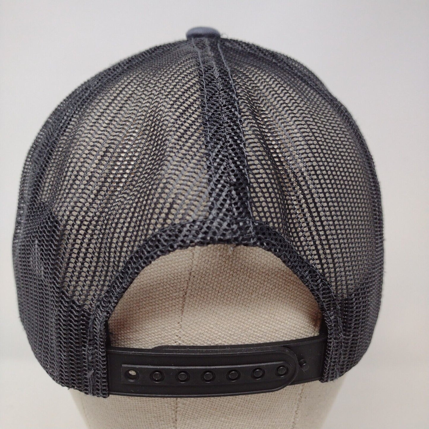 Idaho Snapback Trucker Hat Gray OSFA Adjustable Mesh Back 6 Panel Sport-Tek