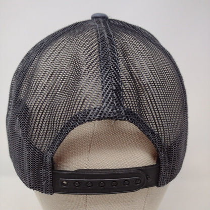 Idaho Snapback Trucker Hat Gray OSFA Adjustable Mesh Back 6 Panel Sport-Tek
