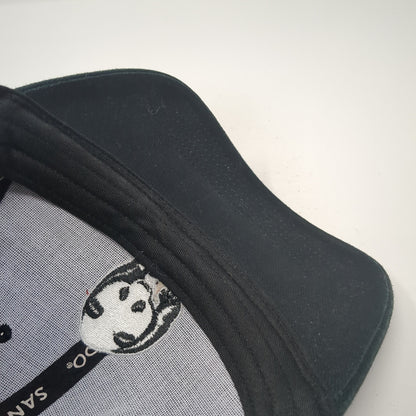 Panda San Diego Zoo Slideback Hat Black One Size Adjustable Embroidered