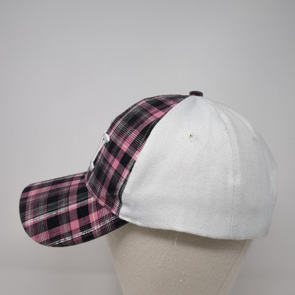 NY Strapback Hat Multicolor One Size Adjustable Embroidered Plaid