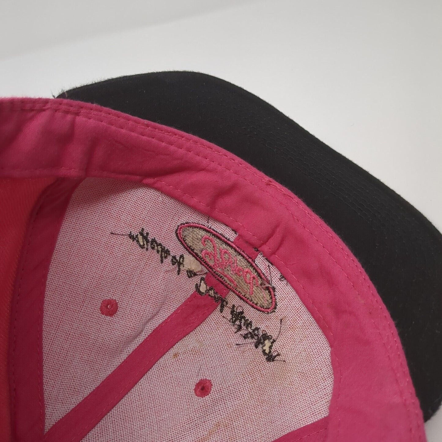 Tom Boland Ford Hannibal MO Snapback Hat Pink One Size Colorblock