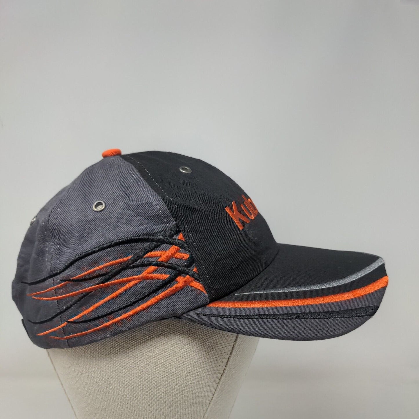 Kubota Strapback Hat Multicolor One Size Adjustable Embroidered Vented Holes