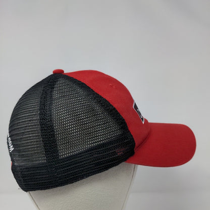 Valley Country Store Snapback Mesh Back Trucker Hat Red OSFA Colorblock