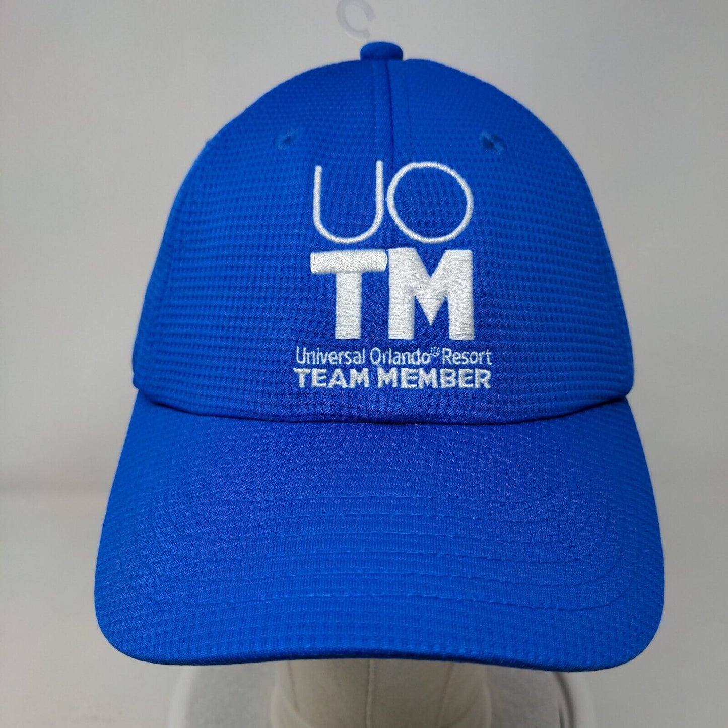 UOTM Universal Orlando Resort Team Member Strapback Hat Blue One Size Polyester
