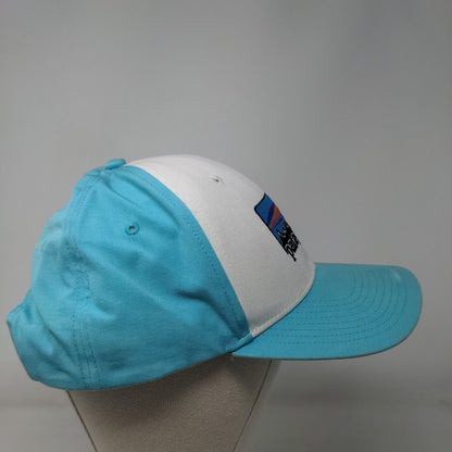 Patagonia Snapback Hat Blue One Size Adjustable Embroidered Logo Vented Holes