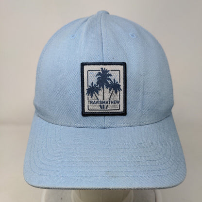 Travis Mathew Patch Snapback Hat Blue One Size Yupoong Flexfit 110