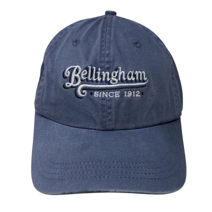 Bellingham Since 1912 Slideback Hat Blue One Size Adjustable Embroidered Ahead