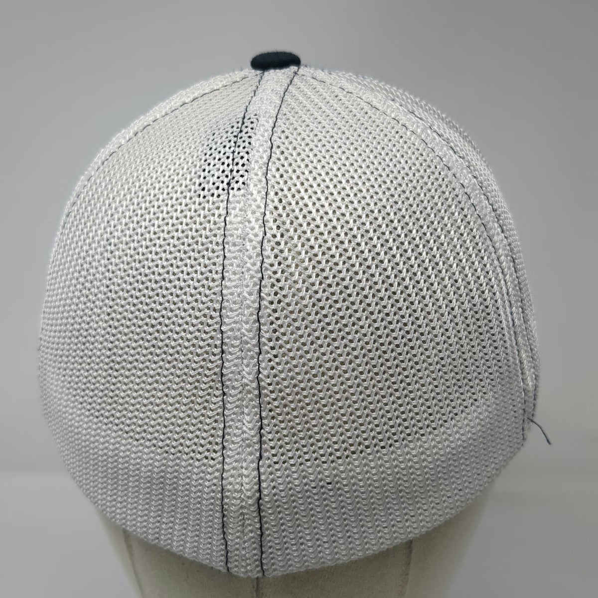 Richardson Baseball Cap Blue M Fire Rescue Mesh Fitted Hat Embroidered Flexfit
