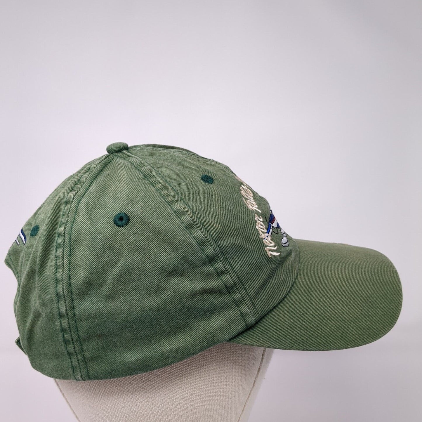 Nestor Falls Fly-In Outposts Strapback Hat Green One Size Adjustable