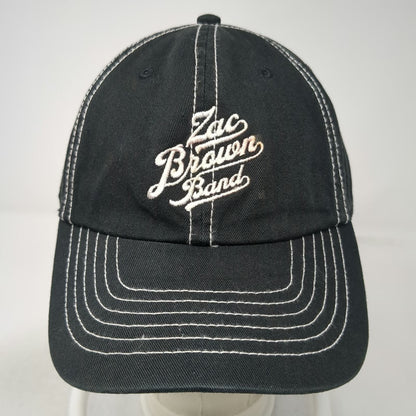 Hit Wear Zac Brown Band Baseball Cap Black White One Size Contrast Stitching hat