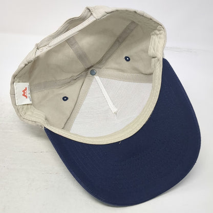 Mohr's GAF Weather Stopper Master Distributor Hat Beige Blue One Size Snapback