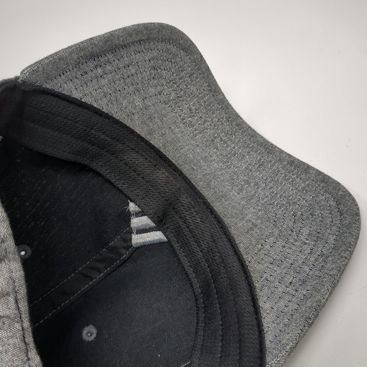 Adidas Baseball Cap Gray One Size Slideback Logo Cotton Strapback Hat Sport
