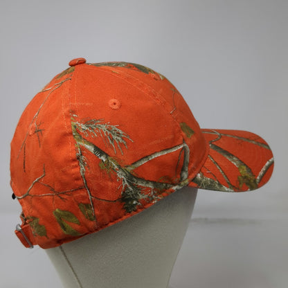 Outdoor Cap Baseball Cap Orange Camo OSFM Slideback Realtree Hunting Blaze Hat