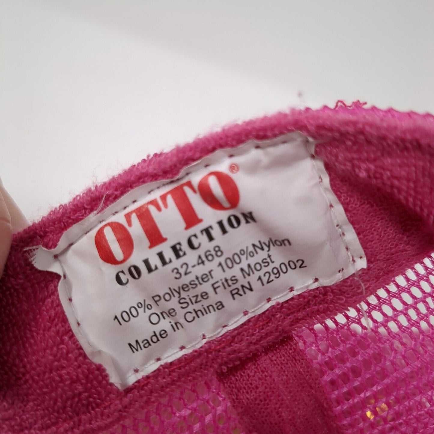 Team Bride Snapback Rope Trucker Hat Pink One Size Mesh Back Otto