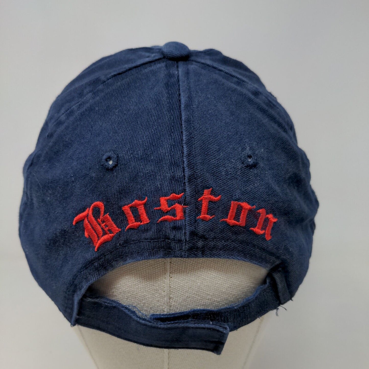 Bay State Apparel Boy's Strapback Hat Blue Embroidered Boston Logo