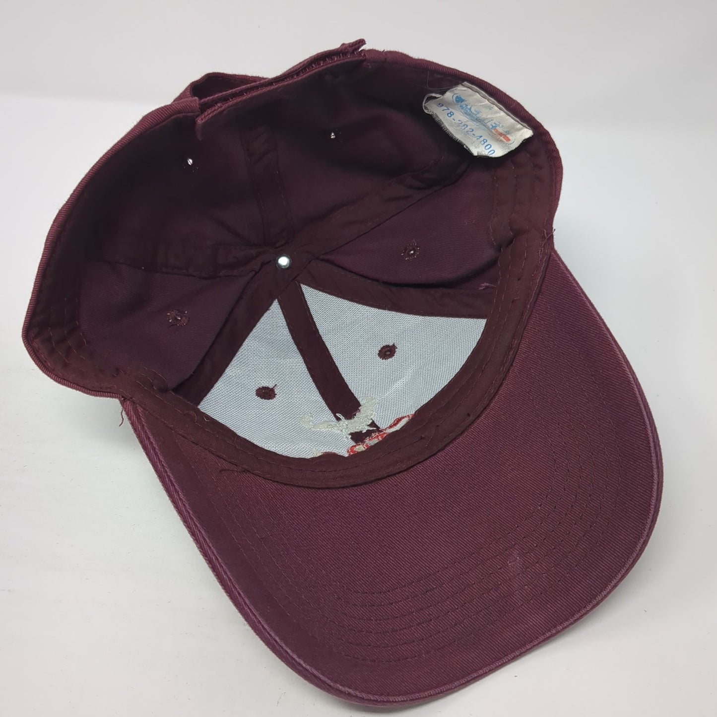 Stag Beer Strapback Hat Red One Size Adjustable Embroidered 6 Panel