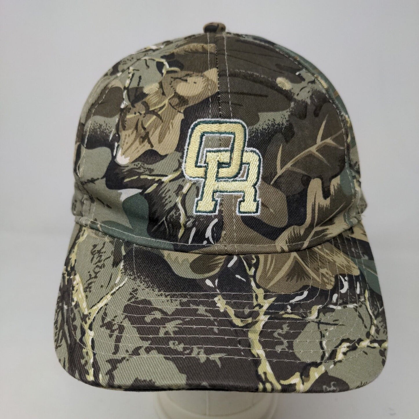 Unbranded Men's Snapback Hat Brown Camo Adjustable Embroidered OR Logo Cotton
