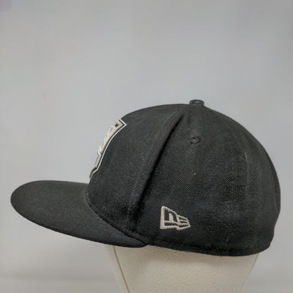 New Era Men's Fitted Hat Black 7 1/4 59Fifty NHL LA Kings Embroidered Logo