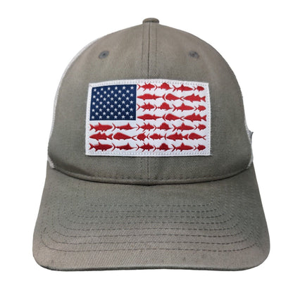 Columbia PFG Fish Flag Patch Mesh Back Trucker Hat Multicolor One Size
