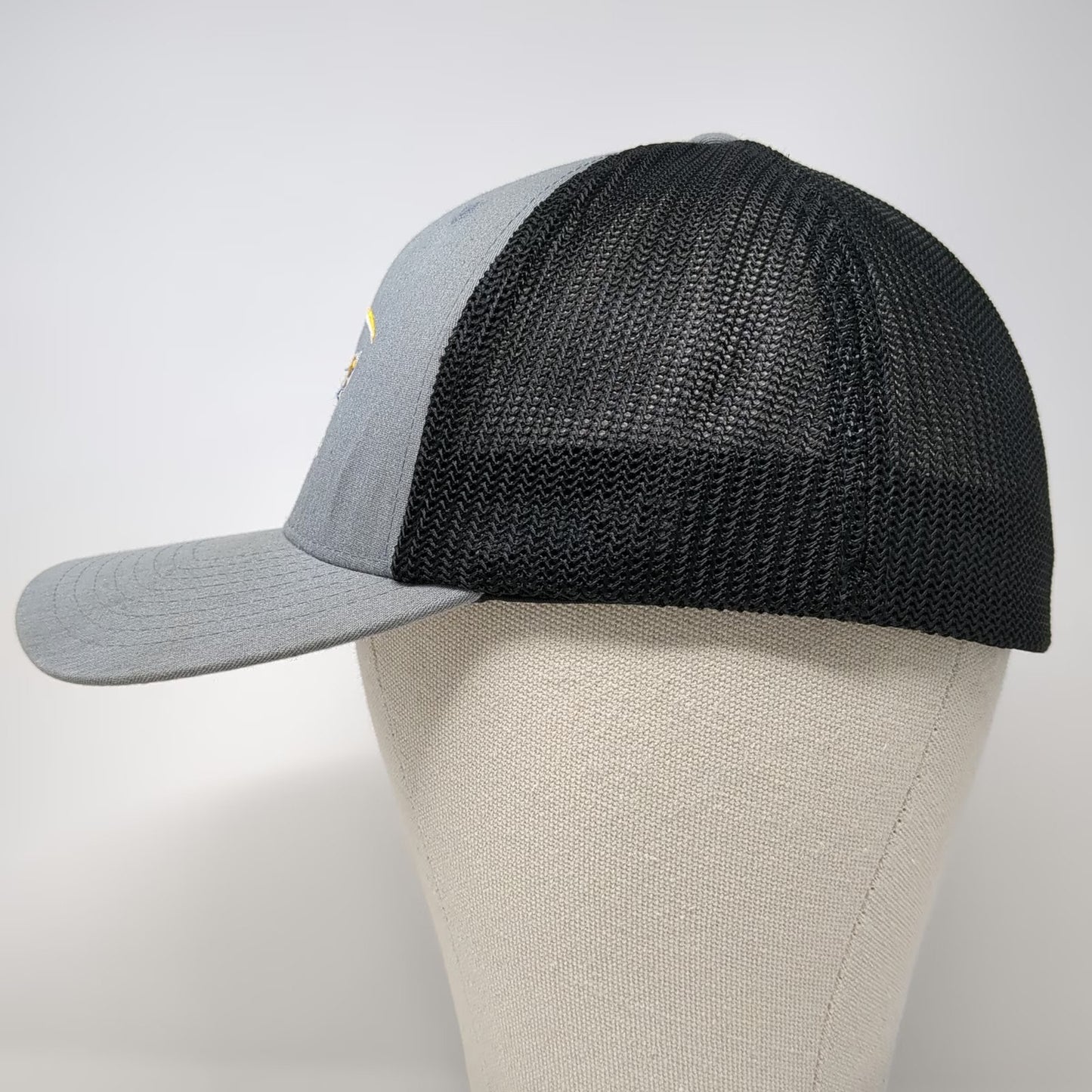 Port Authority Baseball Cap Gray XL Starr General Contracting Mesh Flexfit Hat