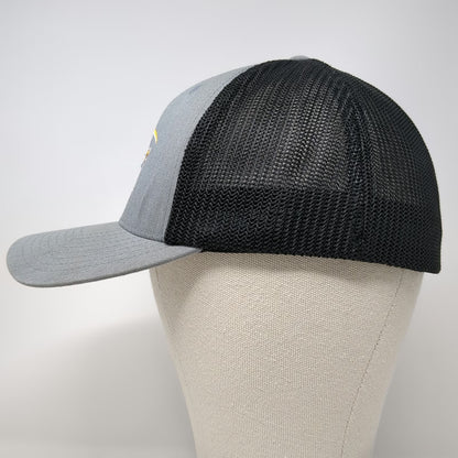 Port Authority Baseball Cap Gray XL Starr General Contracting Mesh Flexfit Hat