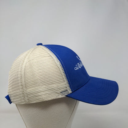 Relic Dudes by Relic Chic Strapback Trucker Hat Blue OSFM Embroidered Hit Wear