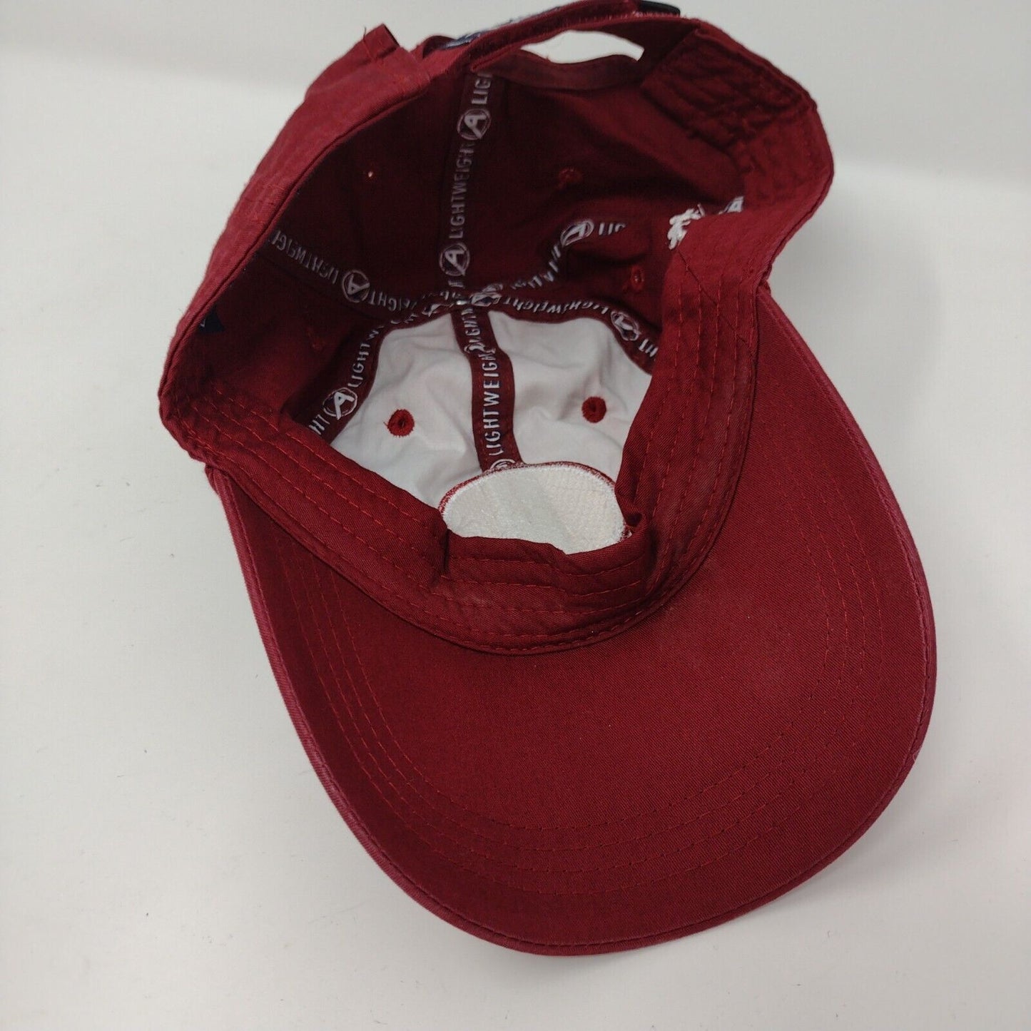 Mile High Marina McCall Idaho Strapback Hat Red OS Classic Cut Ahead Lightweight