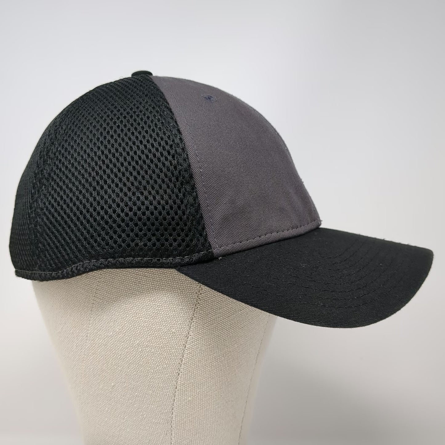 New Era Trucker Hat Black One Size OK 4WD Snapback Mesh Back Curved Bill