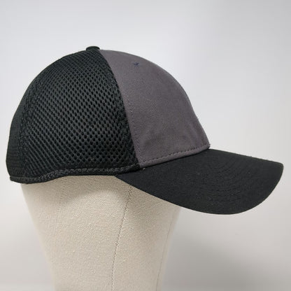 New Era Trucker Hat Black One Size OK 4WD Snapback Mesh Back Curved Bill