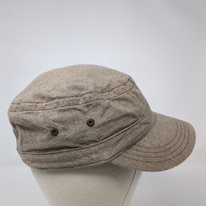 M Infinity Cadet Army Cap Brown One Size Adjustable Embroidered District