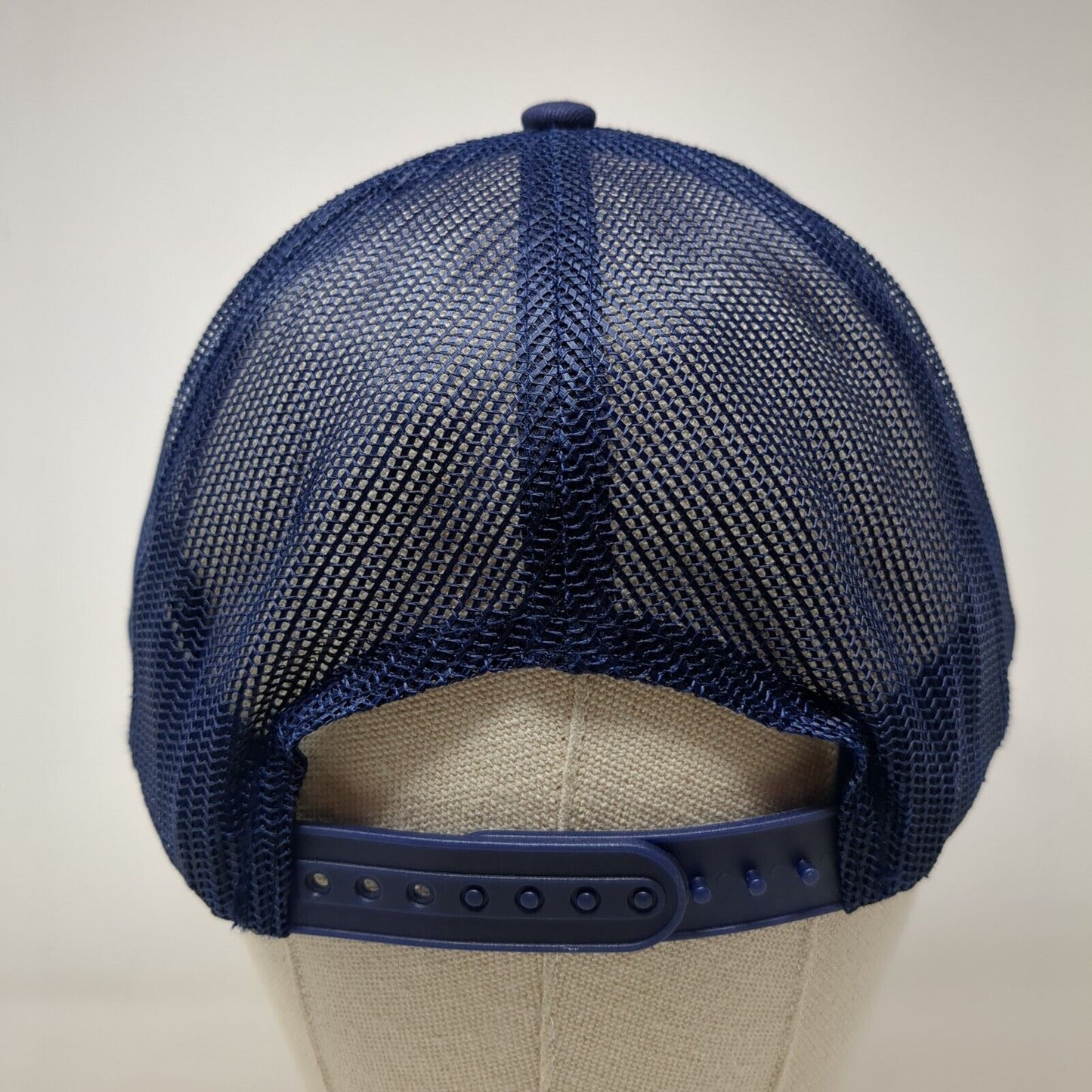 Lactalis Snapback Mesh Back Trucker Hat Blue One Size Port Authority