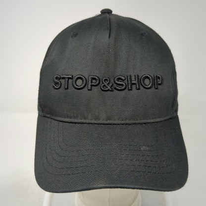 Image Solutions 5 Panel Black One Size Strapback Tonal Stop & Shop Grocery Hat