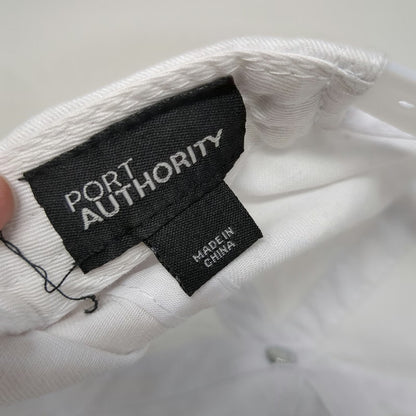 Port Authority 5 Panel White One Size Hat Rays For Rare Sun Rope Snapback Cotton