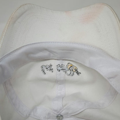David and Young Baseball Cap White One Size Let It Bee Embroidered Slideback hat