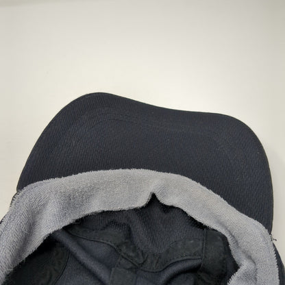 Headsweats Strapback 5 Panel Cap Black One Size Adjustable Embroidered Blank