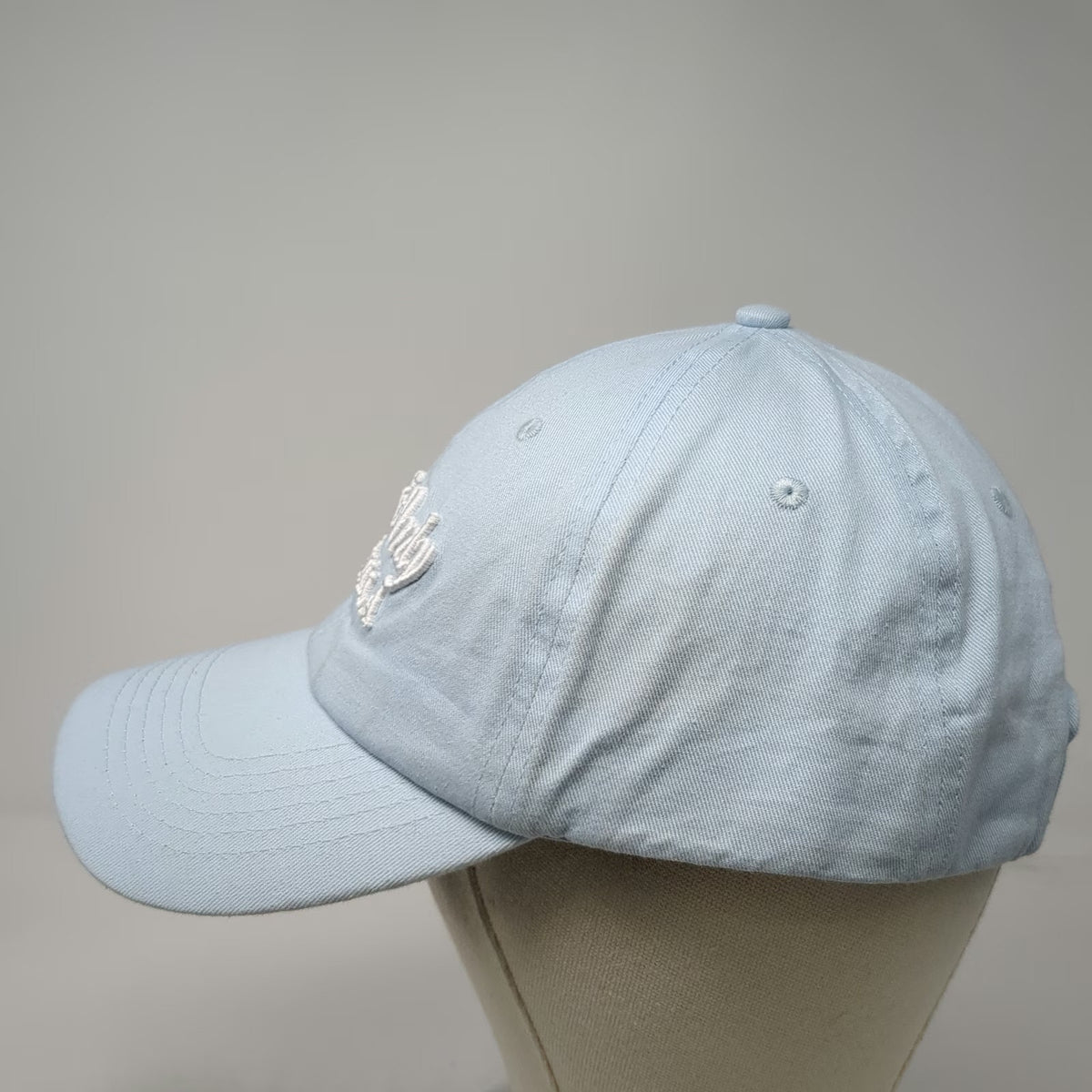 One & Only Palmilla Baseball Cap Blue One Size Adjustable Cotton Strapback Hat