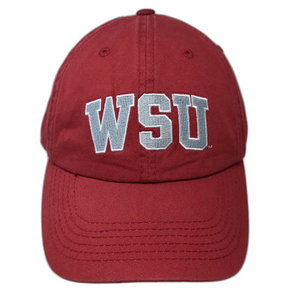 Washington State Cougars NCAA Top of the World Baseball Cap Red Gray OSFM Hat