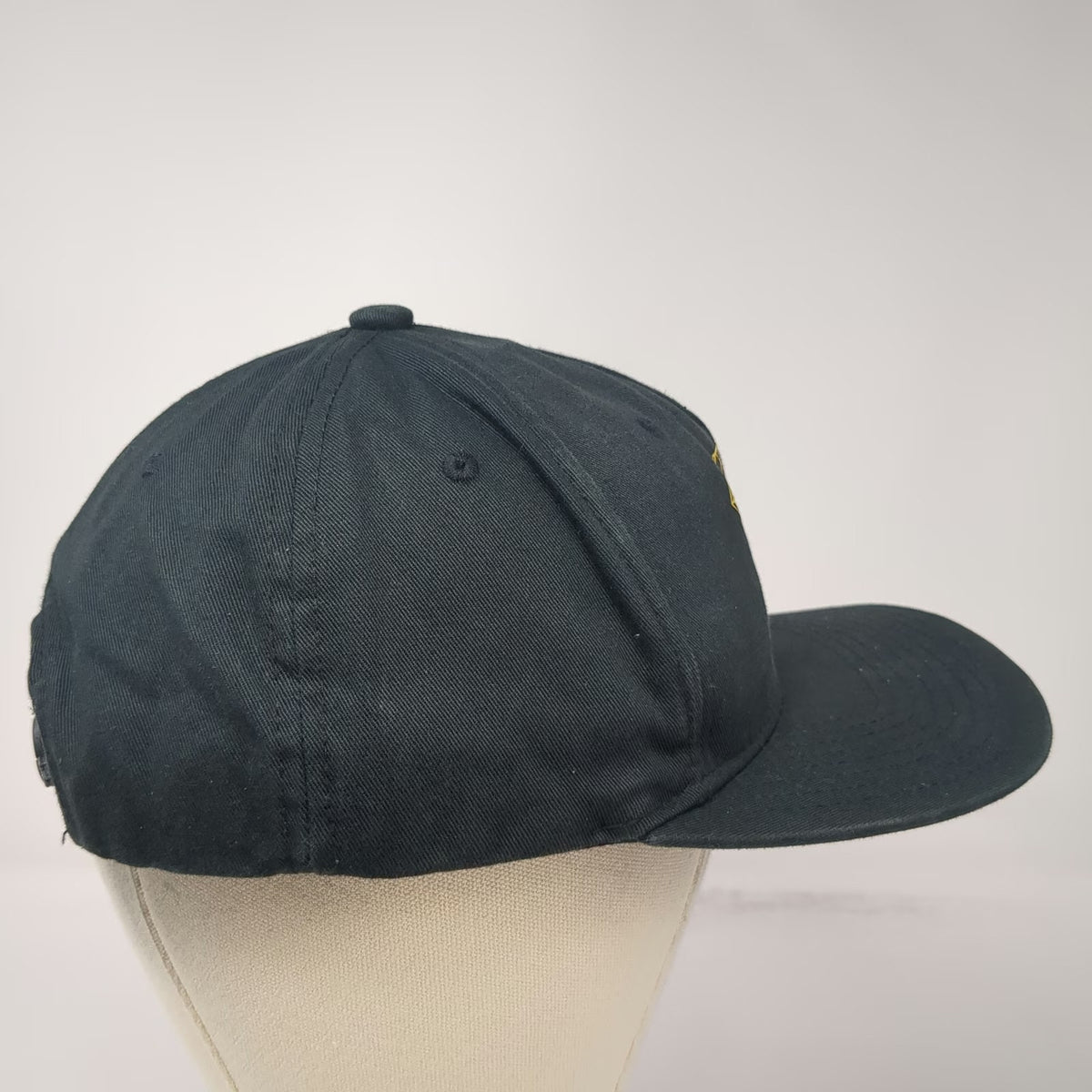 Diamond Supply Co. 5 Panel Black Hat One Size Cotton Flat Brim Snapback Logo