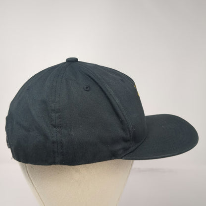 Diamond Supply Co. 5 Panel Black Hat One Size Cotton Flat Brim Snapback Logo