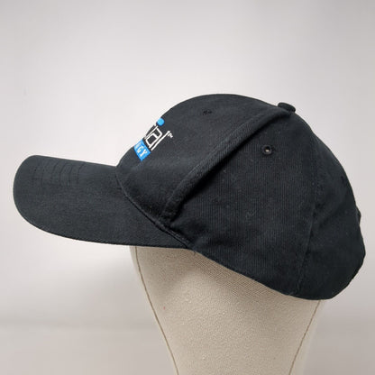 Crucial Technology Slideback Hat Black OSFA Adjustable Embroidered