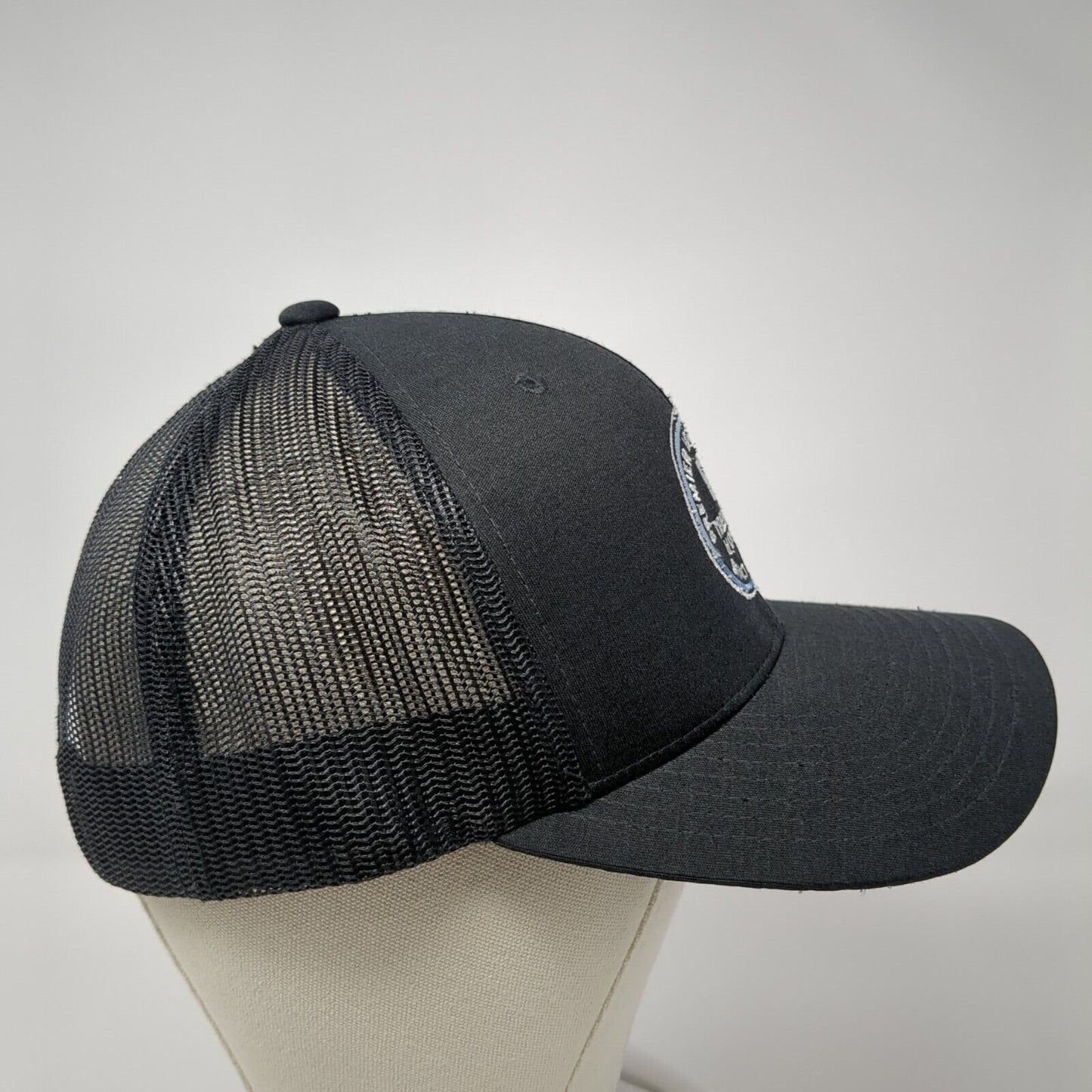 Tresidio Homes Snapback Mesh Back Trucker Hat Black One Size Adjustable