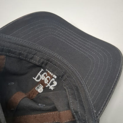 Peet's Coffee Baseball Cap Gray One Size Strapback Embroidered Logo Caffeine Hat