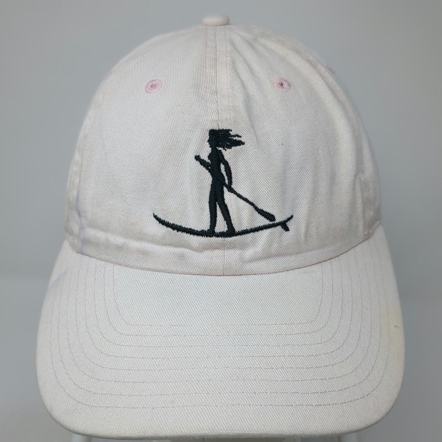 Champion Baseball Cap Pink One Size Paddleboard SUP Embroidered Logo Cotton Hat