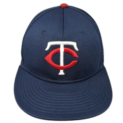 Minnesota Twins MLB OC Sports Baseball Cap Blue One Size TC Logo Strapback Hat