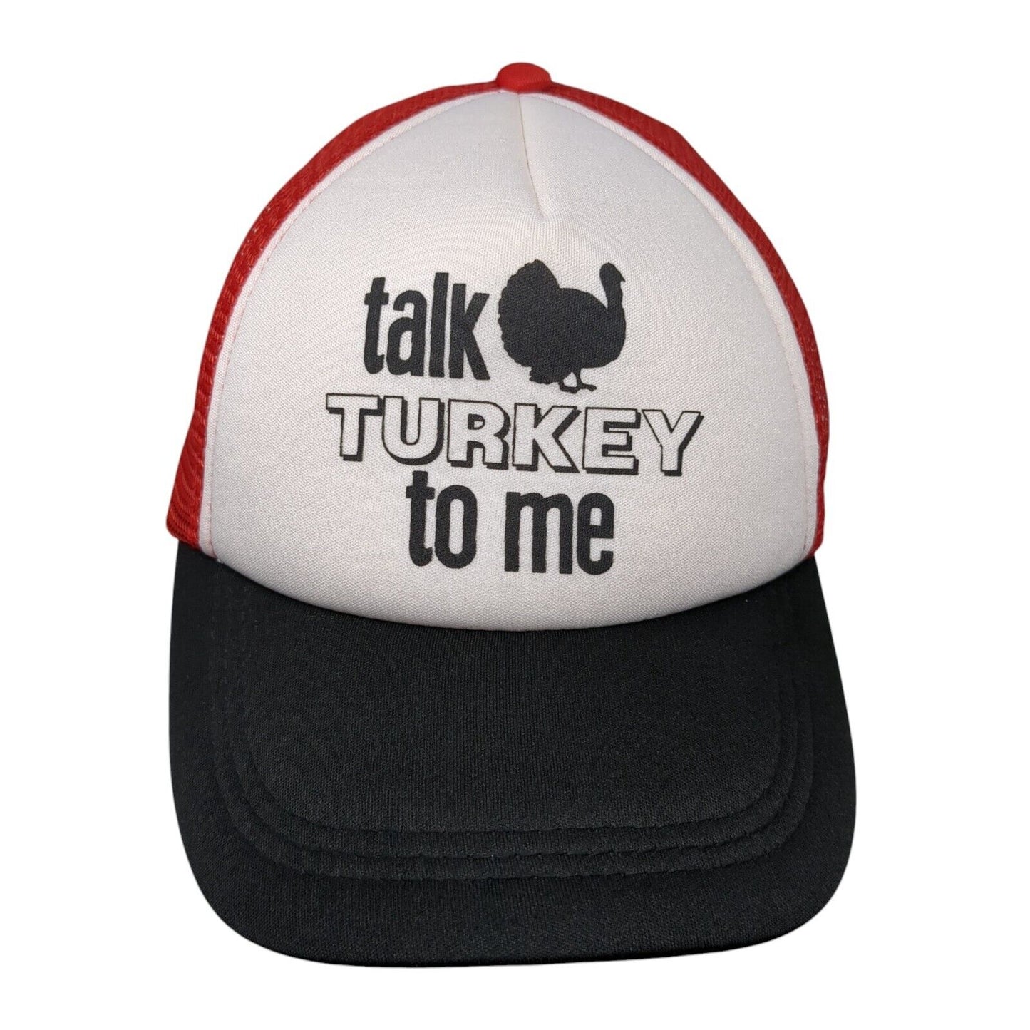 Talk Turkey To Me Snapback Mesh Back Trucker Hat Multi One Size Colorblock