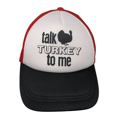 Talk Turkey To Me Snapback Mesh Back Trucker Hat Multi One Size Colorblock