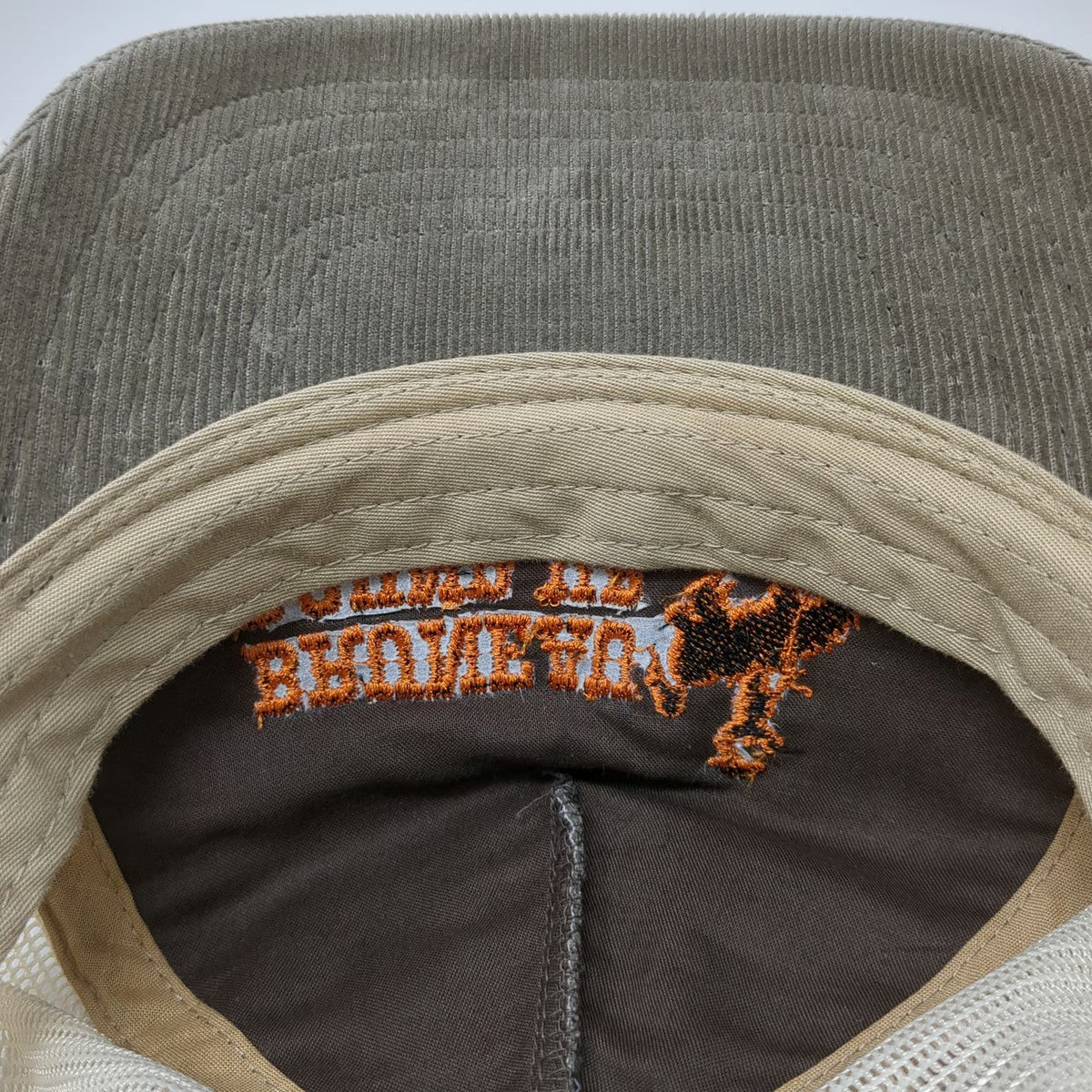 Richardson Trucker Hat Brown One Size Bruneau Round Up Corduroy Rope