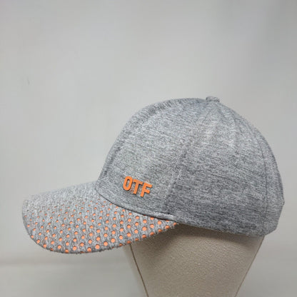 OTF Strapback Hat Gray One Size Adjustable Lightweight Breathable 6 Panel