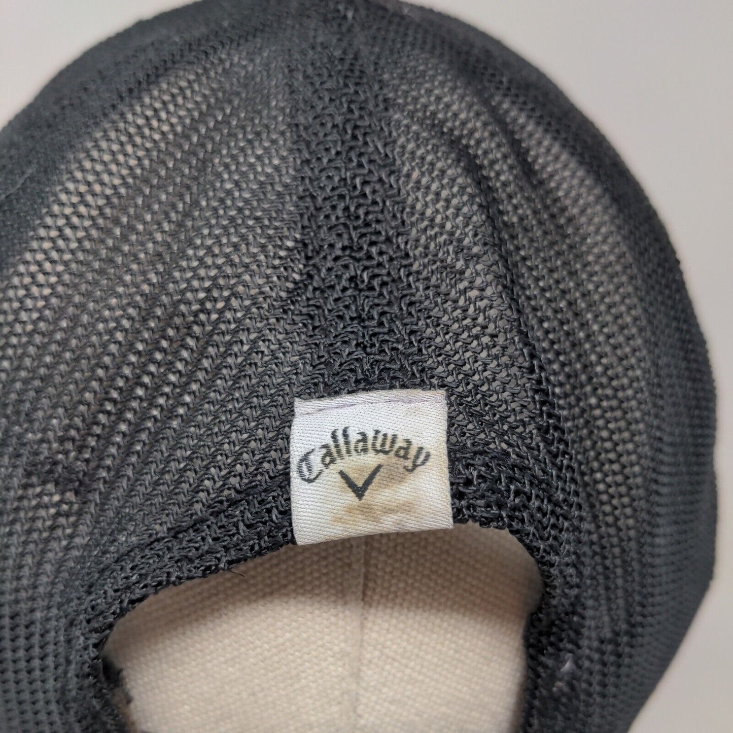 Callaway Snapback Mesh Back Trucker Hat Black One Size Adjustable